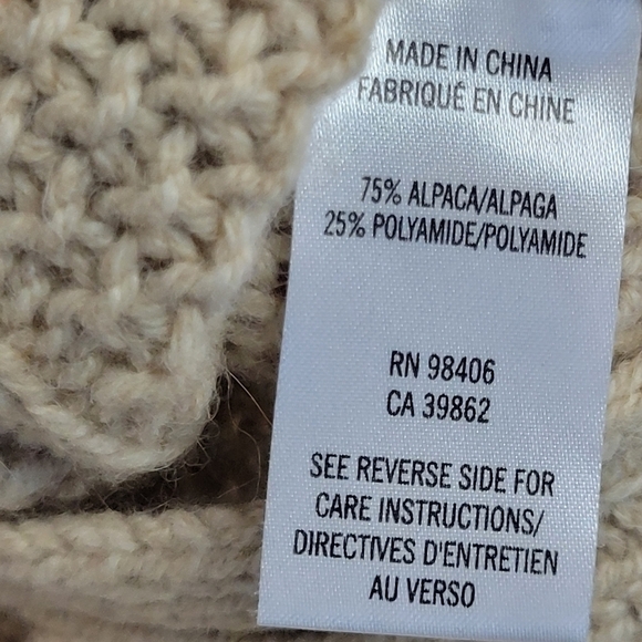 Theory Sweater Innis Aria in Oatmeal (Natural) Size Medium - Picture 9 of 10